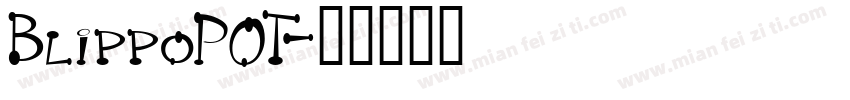 BlippoPOT字体转换