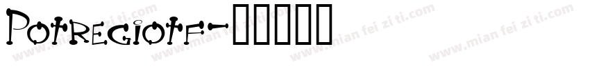 Potregiotf字体转换