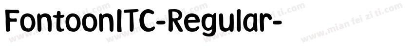 FontoonITC-Regular字体转换