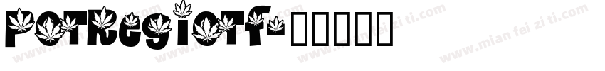 Potregiotf字体转换
