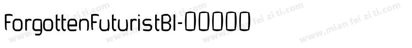 ForgottenFuturistBl字体转换