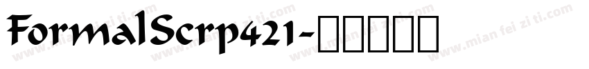 FormalScrp421字体转换