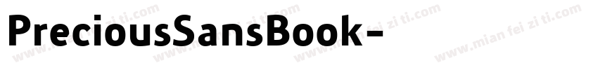 PreciousSansBook字体转换