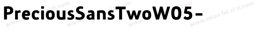PreciousSansTwoW05字体转换