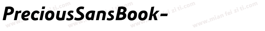 PreciousSansBook字体转换
