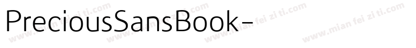 PreciousSansBook字体转换