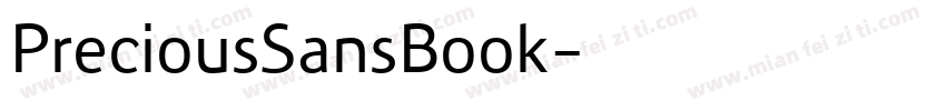 PreciousSansBook字体转换