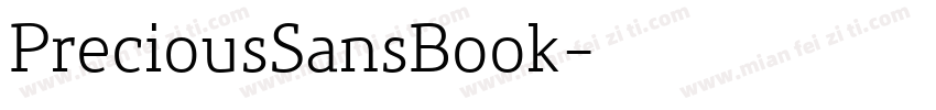 PreciousSansBook字体转换