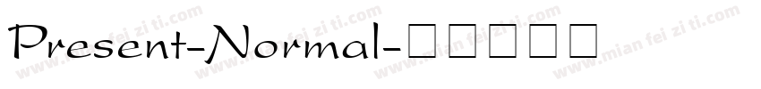 Present-Normal字体转换