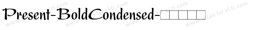 Present-BoldCondensed字体转换