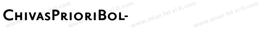 ChivasPrioriBol字体转换