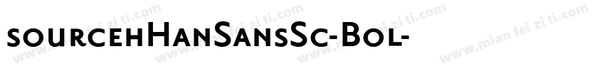 sourcehHanSansSc-Bol字体转换
