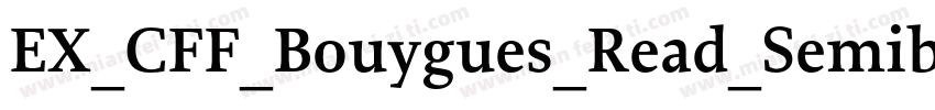 EX_CFF_Bouygues_Read_SemiboldBold字体转换