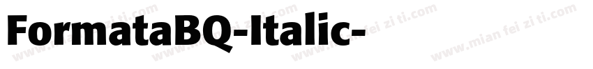 FormataBQ-Italic字体转换