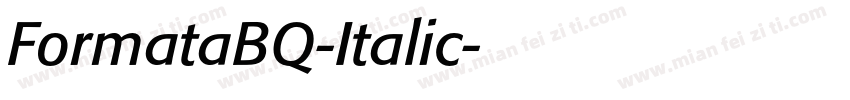 FormataBQ-Italic字体转换