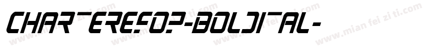CharterEFOP-BoldItal字体转换