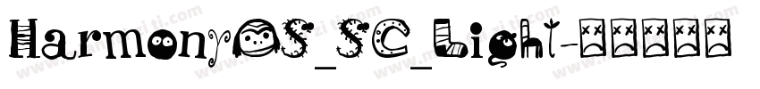 HarmonyOS_SC_Light字体转换