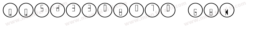 QQspeedBold_GBK字体转换