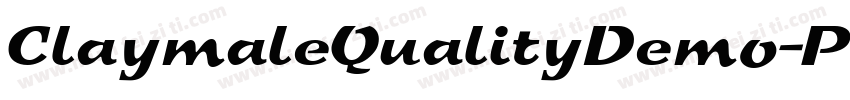 ClaymaleQualityDemo-Pner字体转换