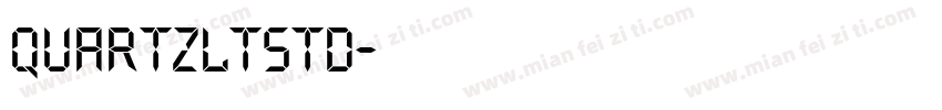 QuartzLTStd字体转换