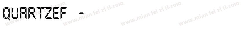 QuartzEF字体字体转换