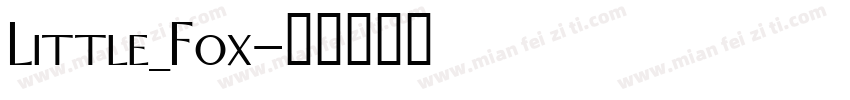 Little_Fox字体转换