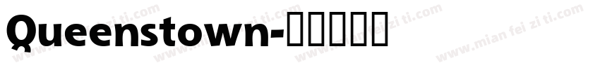 Queenstown字体转换