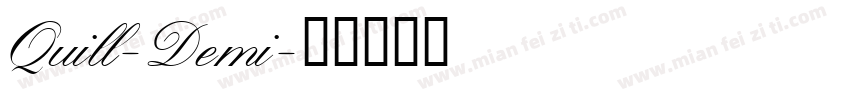 Quill-Demi字体转换