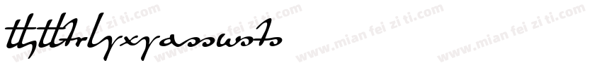 ligature字体转换