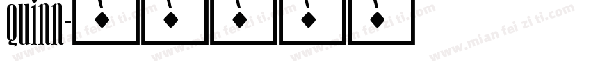 Quinn字体转换