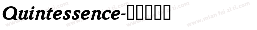 Quintessence字体转换