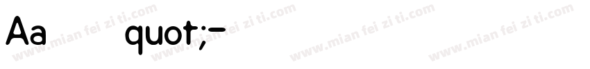Aa官方指定合作伙伴quot;字体转换