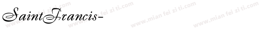 SaintFrancis字体转换
