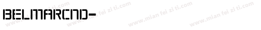 belmarcnd字体转换