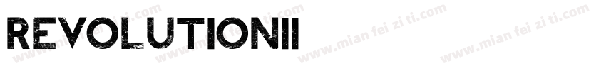 REVOLUTIONII字体转换