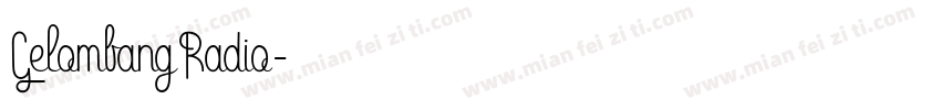 GelombangRadio字体转换