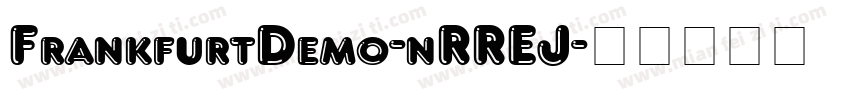 FrankfurtDemo-nRREJ字体转换