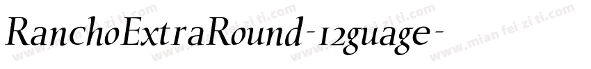 RanchoExtraRound-12guage字体转换