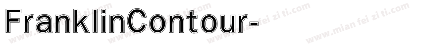 FranklinContour字体转换