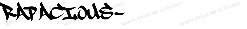 rapacious字体转换