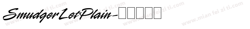 SmudgerLetPlain字体转换