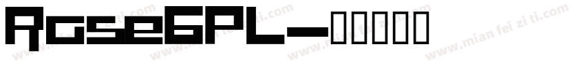 RaseGPL字体转换