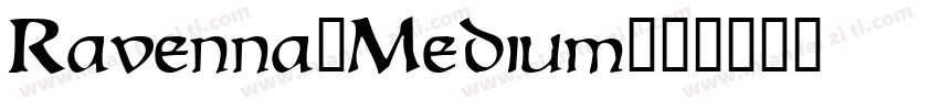 Ravenna-Medium字体转换