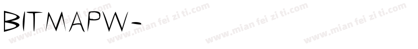 BITMAPW字体转换