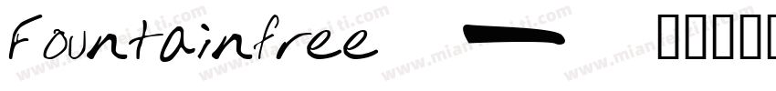 Fountainfree字体转换