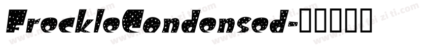 FreckleCondensed字体转换