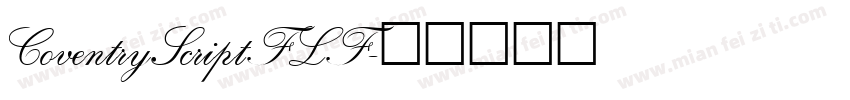 CoventryScriptFLF字体转换