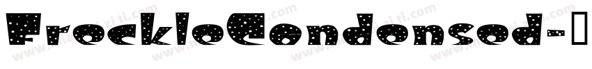 FreckleCondensed字体转换