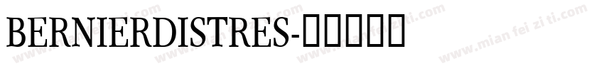 BERNIERDISTRES字体转换