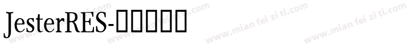 JesterRES字体转换